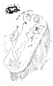 Gino Bonichi (in arte Scipione), illustrazione di un mese nell'Almanacco degli Artisti - edizione 1931
