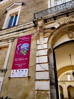 Inaugurata a Palazzo D’Avalos la mostra sui “Paesaggi Culturali” di Carlo d’Aloisio da Vasto